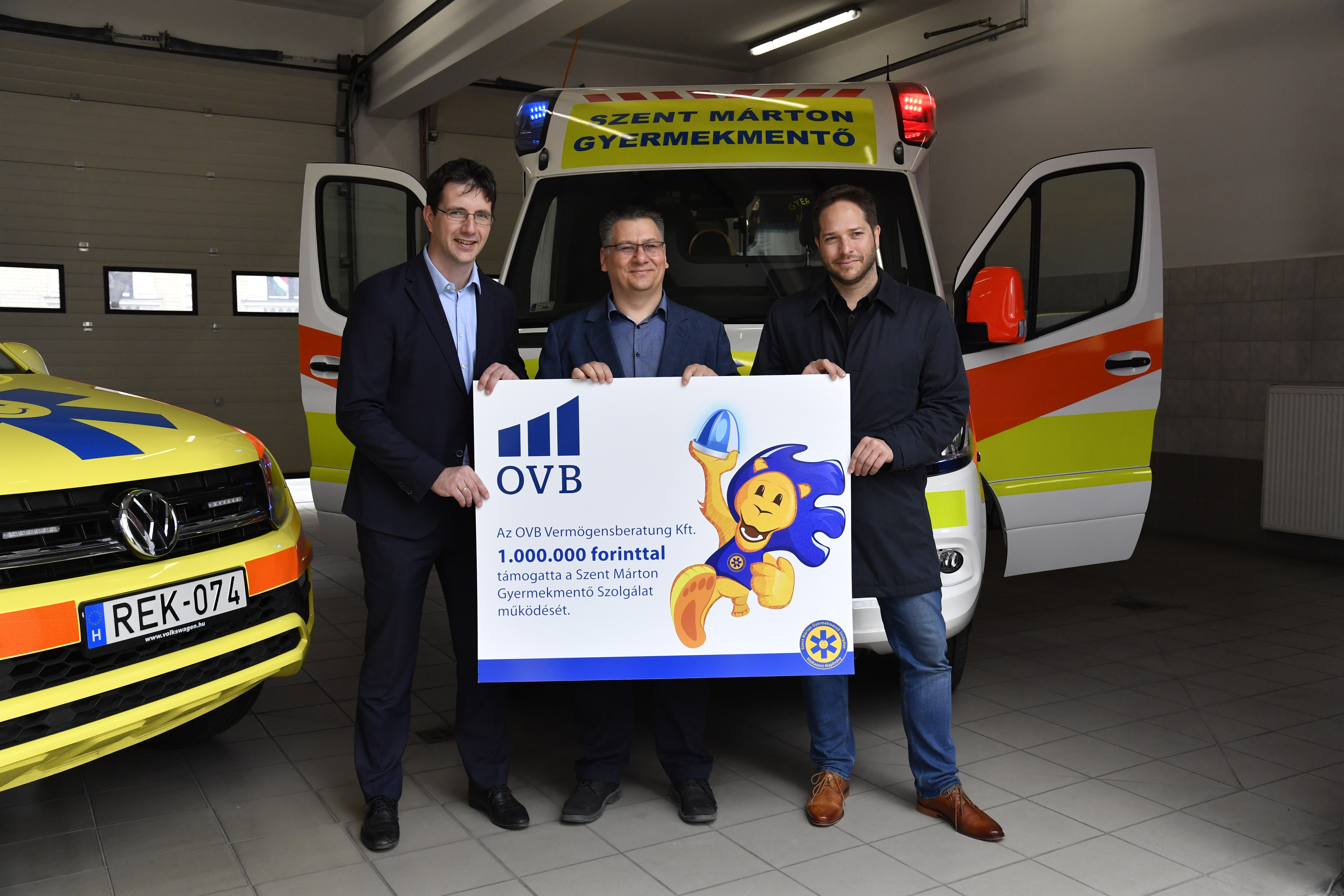 OVB támogatás a Szent Márton Gyermekmentő Szolgálatnak